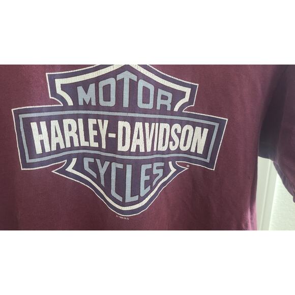 Vintage Harley Davidson Shirt 1990's North Tonawanda Made in USA Size M - Picture 4 of 9